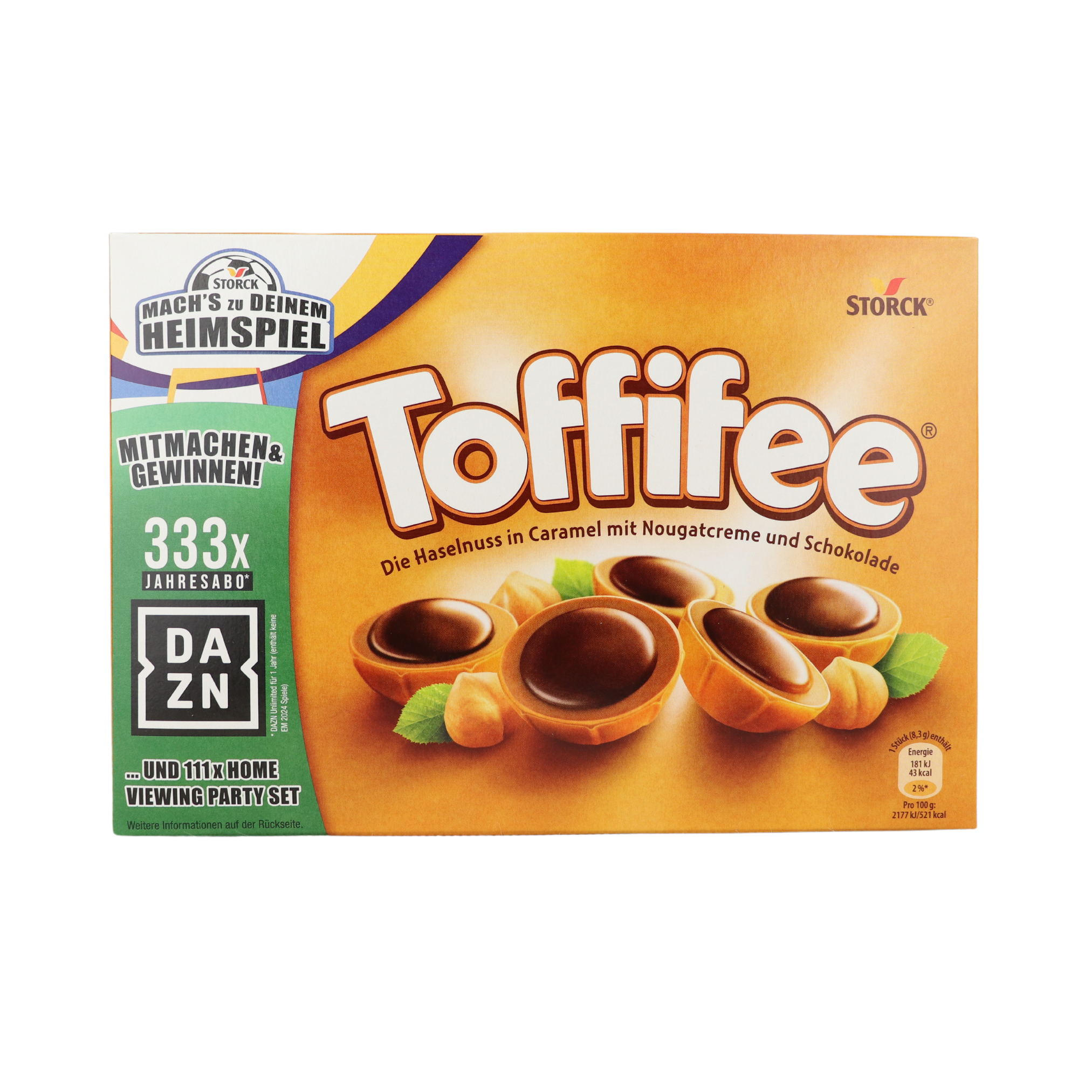 Storck Toffifee Hazelnut in Caramel, Nougat Cream and Chocolate 400g Storck Toffifee Hazelnut in Caramel, Nougat Cream and Chocolate 400g